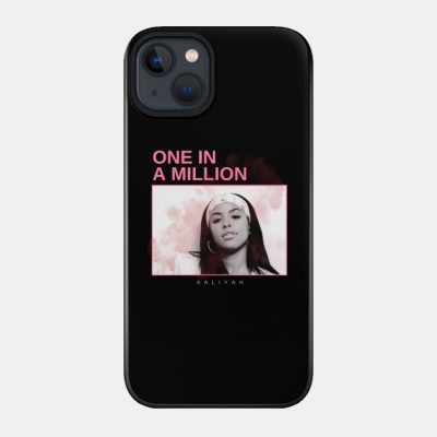 One In A Million Vintage Minimalism Phone Case Official Aaliyah Merch