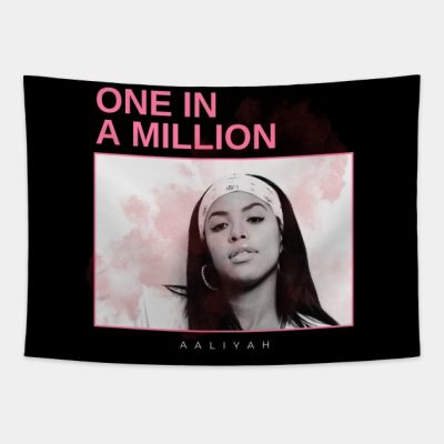 One In A Million Vintage Minimalism Tapestry Official Aaliyah Merch
