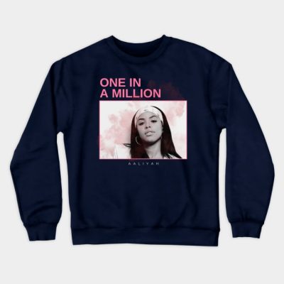 One In A Million Vintage Minimalism Crewneck Sweatshirt Official Aaliyah Merch