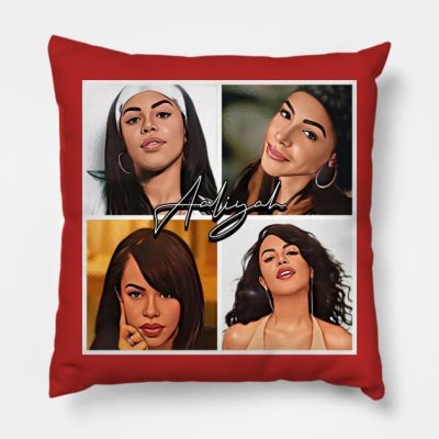 Aaliyah 1 In A Million Throw Pillow Official Aaliyah Merch