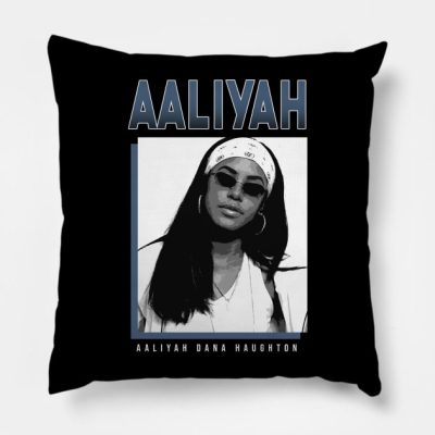 Aaliyah Hip Hop Throw Pillow Official Aaliyah Merch