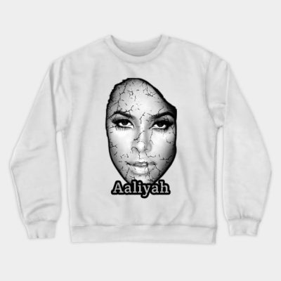 Retro Aaliyah Head Crewneck Sweatshirt Official Aaliyah Merch