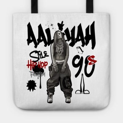 Aaliyah Hiphop Fashion 90S Tote Official Aaliyah Merch