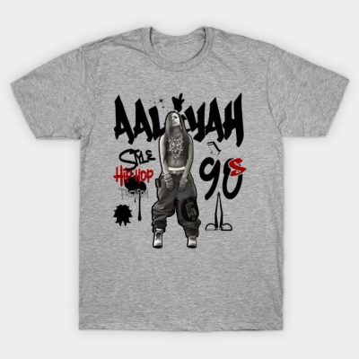 Aaliyah Hiphop Fashion 90S T-Shirt Official Aaliyah Merch