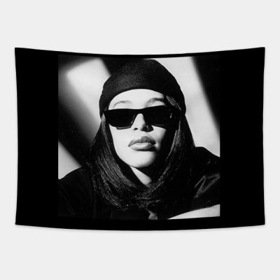 Aaliyah Black Style Tapestry Official Aaliyah Merch