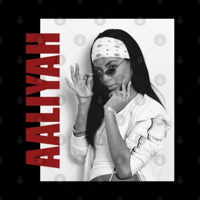 Aaliyah Aaliyah Retro Aesthetic Fan Art 80S Throw Pillow Official Aaliyah Merch