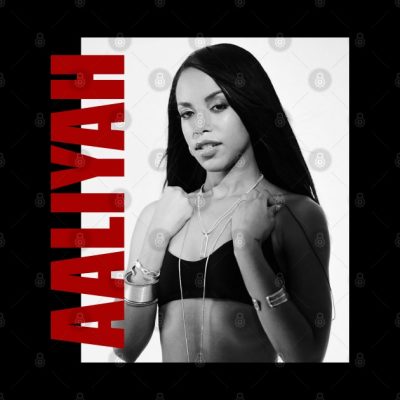 Aaliyah Aaliyah Retro Aesthetic Fan Art 80S Throw Pillow Official Aaliyah Merch