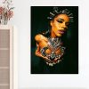 Singer A Aaliyah Actress POSTER Prints Wall Painting Bedroom Living Room Wall Sticker Small 6 - Aaliyah Shop