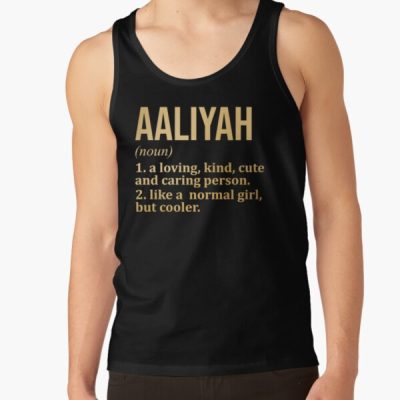 Definition Of Aaliyah In Gold Tank Top Official Aaliyah Merch