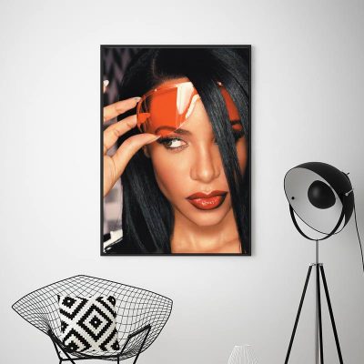 singer a aaliyah POSTER Prints Wall Pictures Living Room Home Decoration 3 - Aaliyah Shop