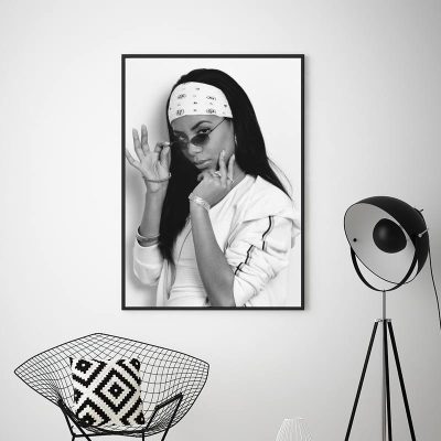 singer a aaliyah POSTER Prints Wall Pictures Living Room Home Decoration 7 - Aaliyah Shop