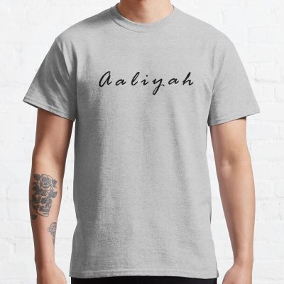 Aaliyah Name Design T-Shirt Official Aaliyah Merch