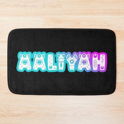 Aaliyah Name - Cute Monster Bath Mat Official Aaliyah Merch
