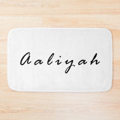 Aaliyah Name Design Bath Mat Official Aaliyah Merch