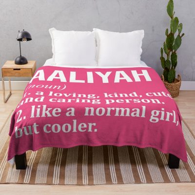 Definition Of Aaliyah For Women Throw Blanket Official Aaliyah Merch