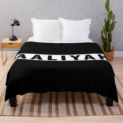 Aaliyah Name Throw Blanket Official Aaliyah Merch