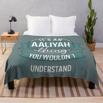 Its An Aaliyah Thing You Wouldnt Understand Throw Blanket Official Aaliyah Merch