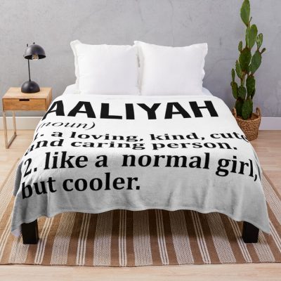 Definition Of Aaliyah Throw Blanket Official Aaliyah Merch