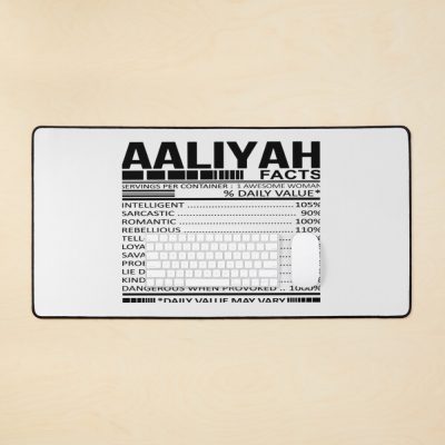 Aaliyah Nutrition Facts| Perfect Gift Aaliyah Mouse Pad Official Aaliyah Merch