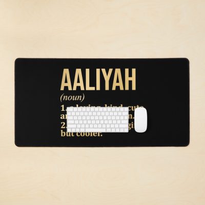 Definition Of Aaliyah In Gold Mouse Pad Official Aaliyah Merch