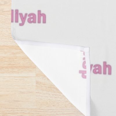 Aaliyah Name Pink Lettering Text - 0020 Shower Curtain Official Aaliyah Merch