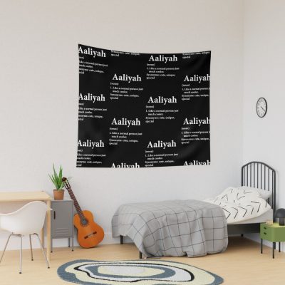 Aaliyah Name Definition Funny Personalized Tapestry Official Aaliyah Merch