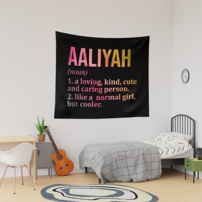 Definition Of Aaliyah In Watercolor Tapestry Official Aaliyah Merch